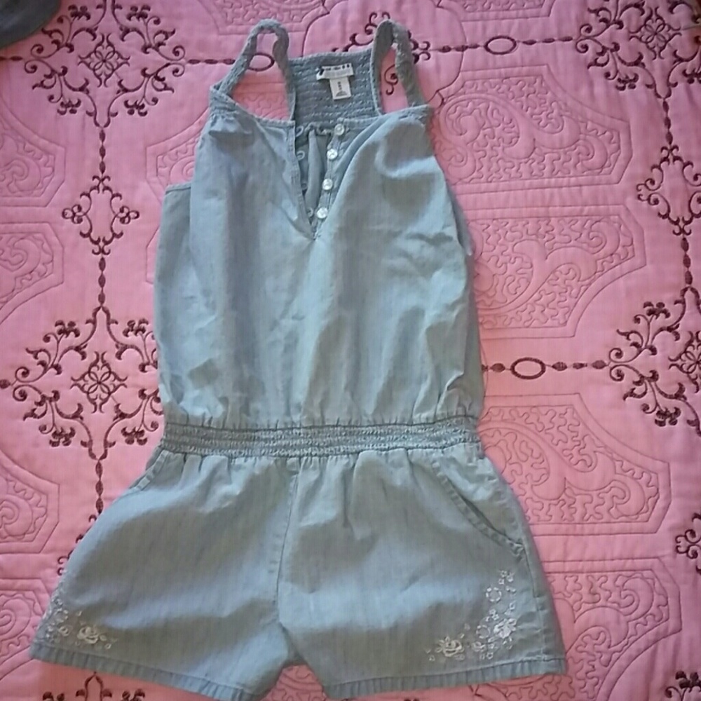 Denim looking romper